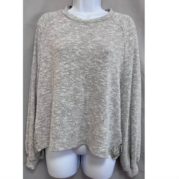 Boho72 boutique gray soft sweater -medium - Picture 1 of 6